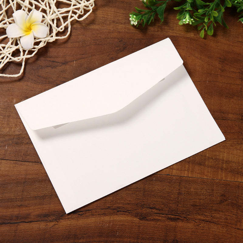 Solid Color Blank Envelope Greeting Card Postcard Envelope