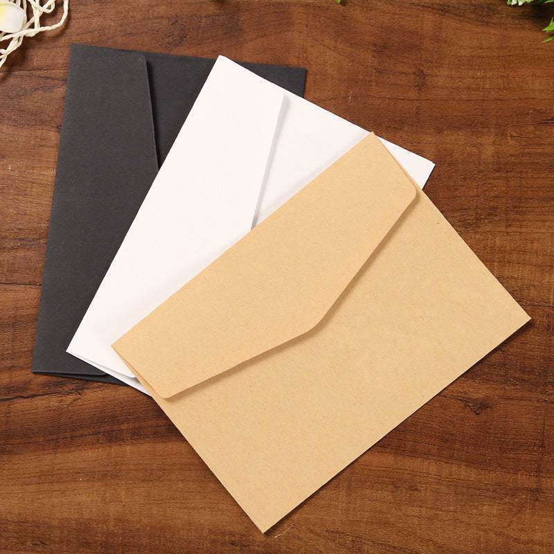 Solid Color Blank Envelope Greeting Card Postcard Envelope