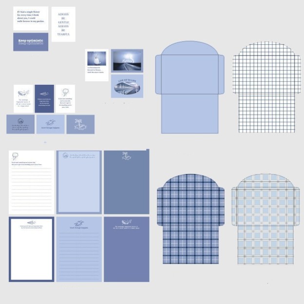 Envelope Girl Love Letter Couple Retro