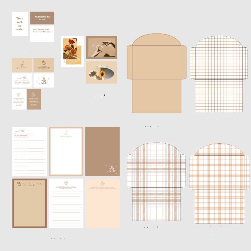 Envelope Girl Love Letter Couple Retro