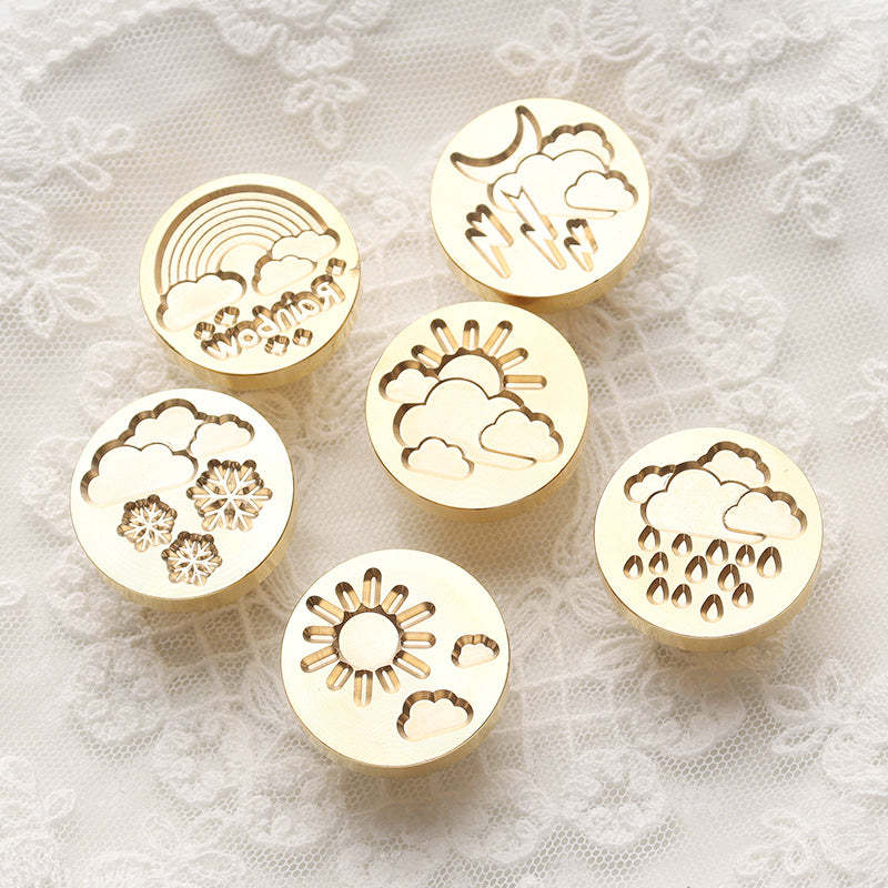 Envelope Seal Fire Lacquer Copper Head Stamp