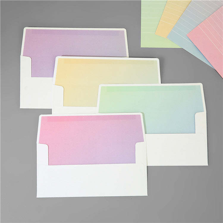 Creative Aurora Envelope Writing Paper Set Korean Style