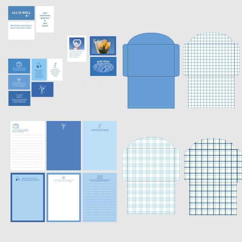 Envelope Girl Love Letter Couple Retro