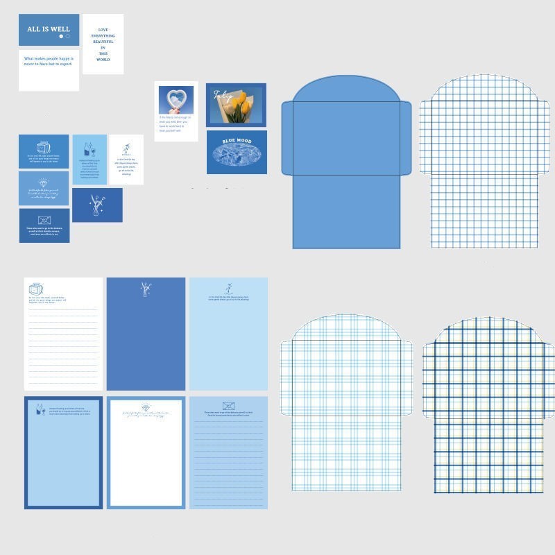 Envelope Girl Love Letter Couple Retro