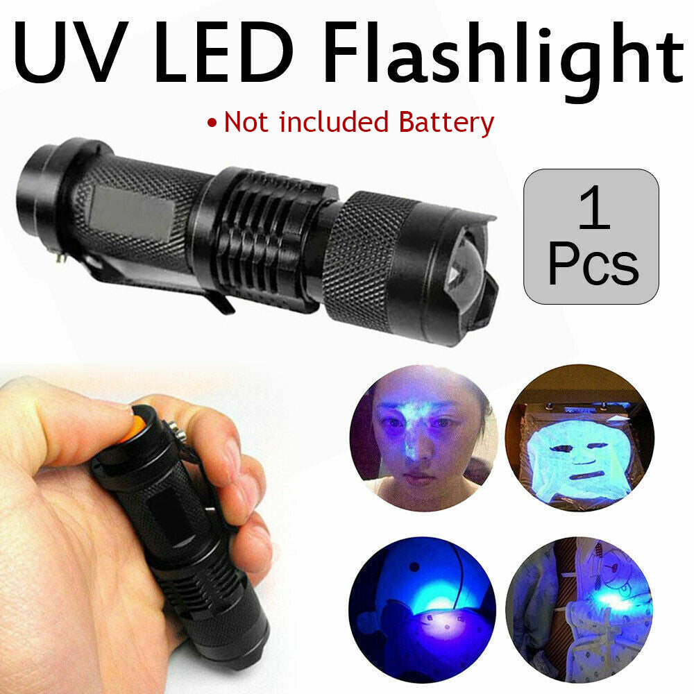 Compact UV Inspection Lamp – 395nm Ultra Violet Light for Detecting Hidden Stamp Watermarks & Fluorescent Marks