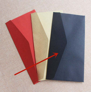 Plain Blank Vintage Simple Invitation Envelope