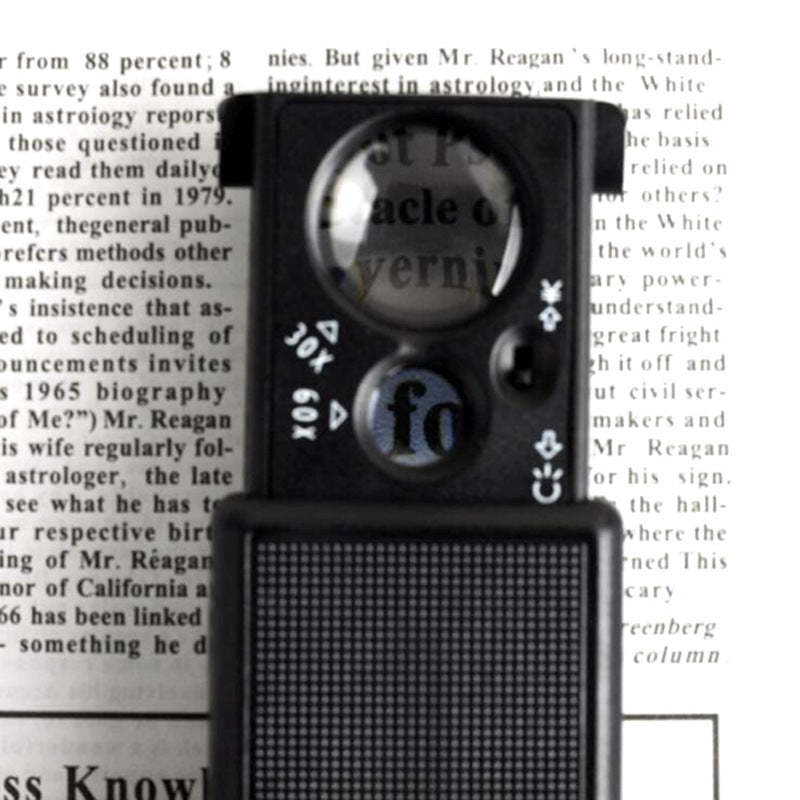 Handheld Portable Magnifier with Light – Ideal for Stamp, Coin & Collectible Inspection