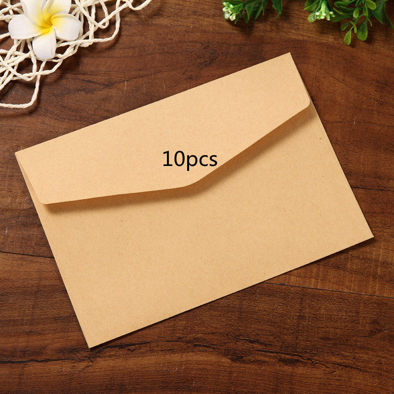 Solid Color Blank Envelope Greeting Card Postcard Envelope