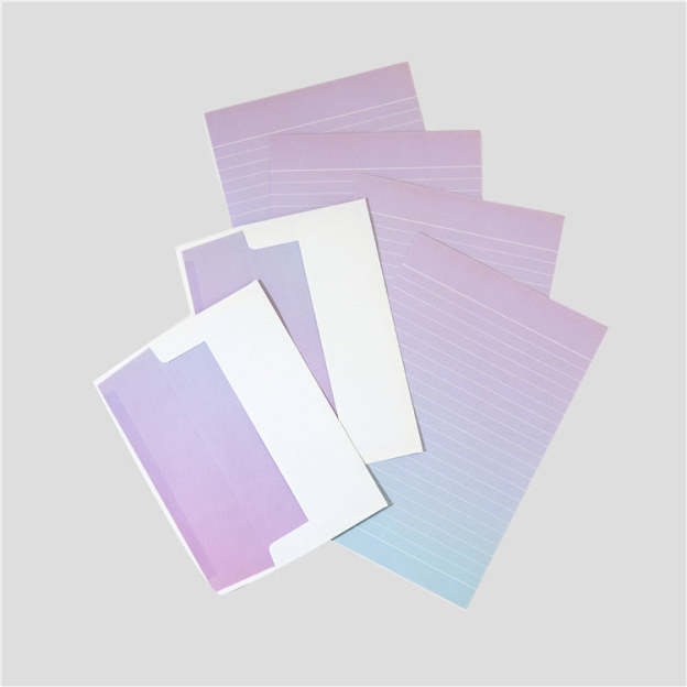 Creative Aurora Envelope Writing Paper Set Korean Style
