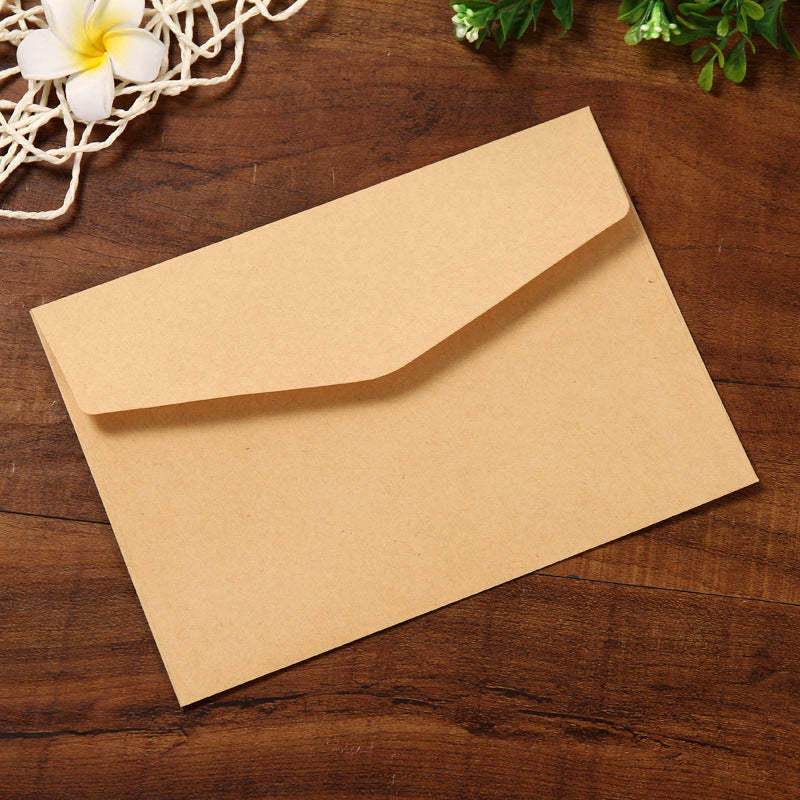 Solid Color Blank Envelope Greeting Card Postcard Envelope