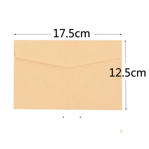 Solid Color Blank Envelope Greeting Card Postcard Envelope