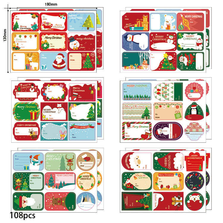 Envelope Sealing Paste Party Decoration Stickers