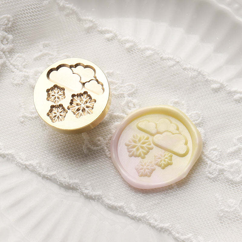 Envelope Seal Fire Lacquer Copper Head Stamp