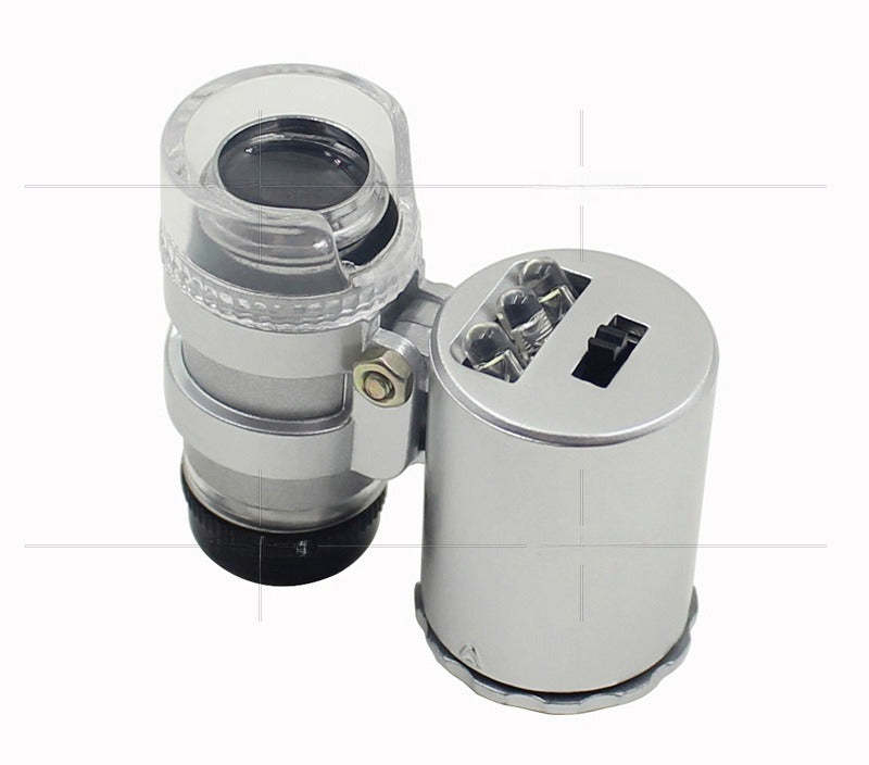 60 Times Jewelry LED Lamp UV Fake Currency Detection Portable Pocket I