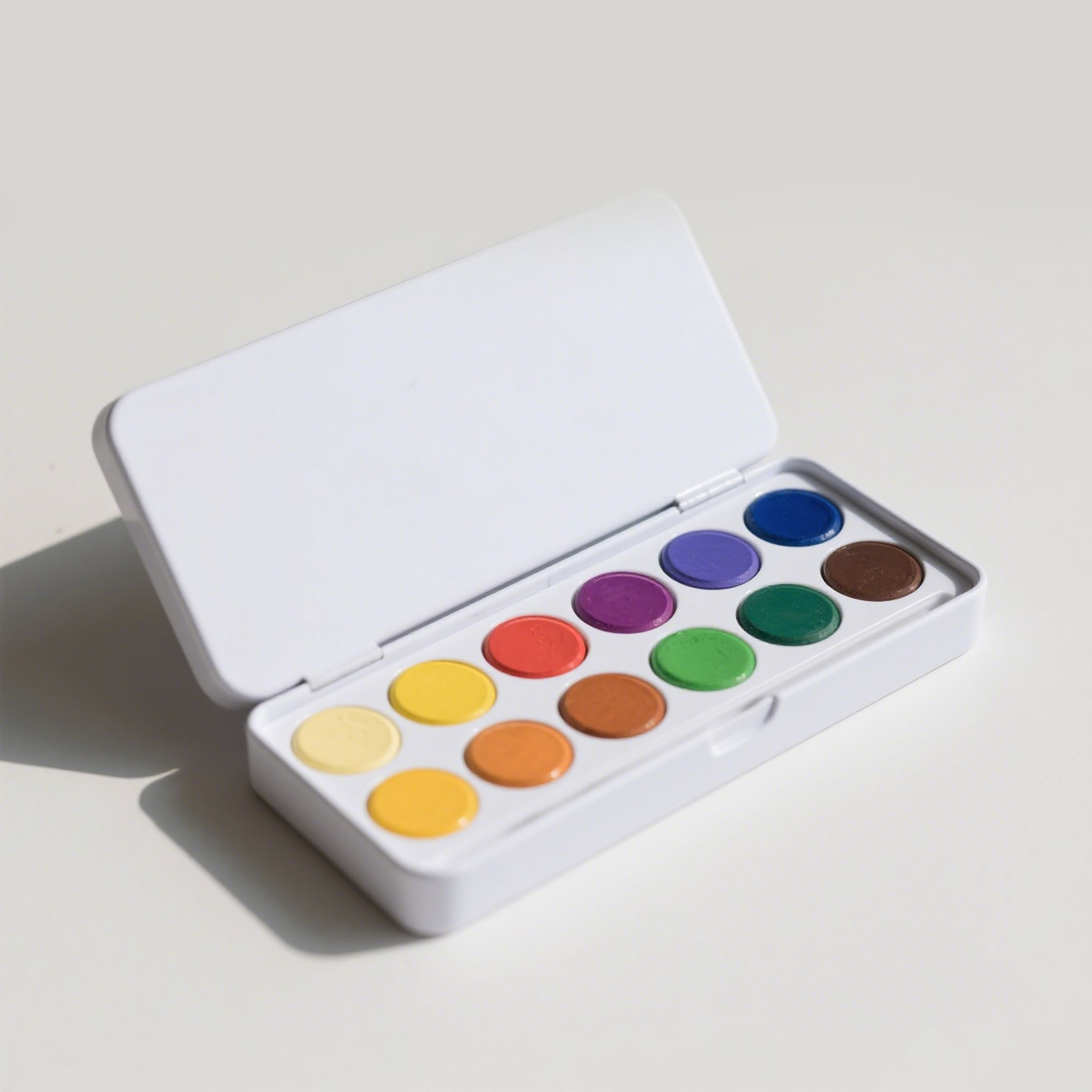  Vopsea acuarelă lavabilă pe bază de apă pentru copii, 12 culori (5 cutii) 