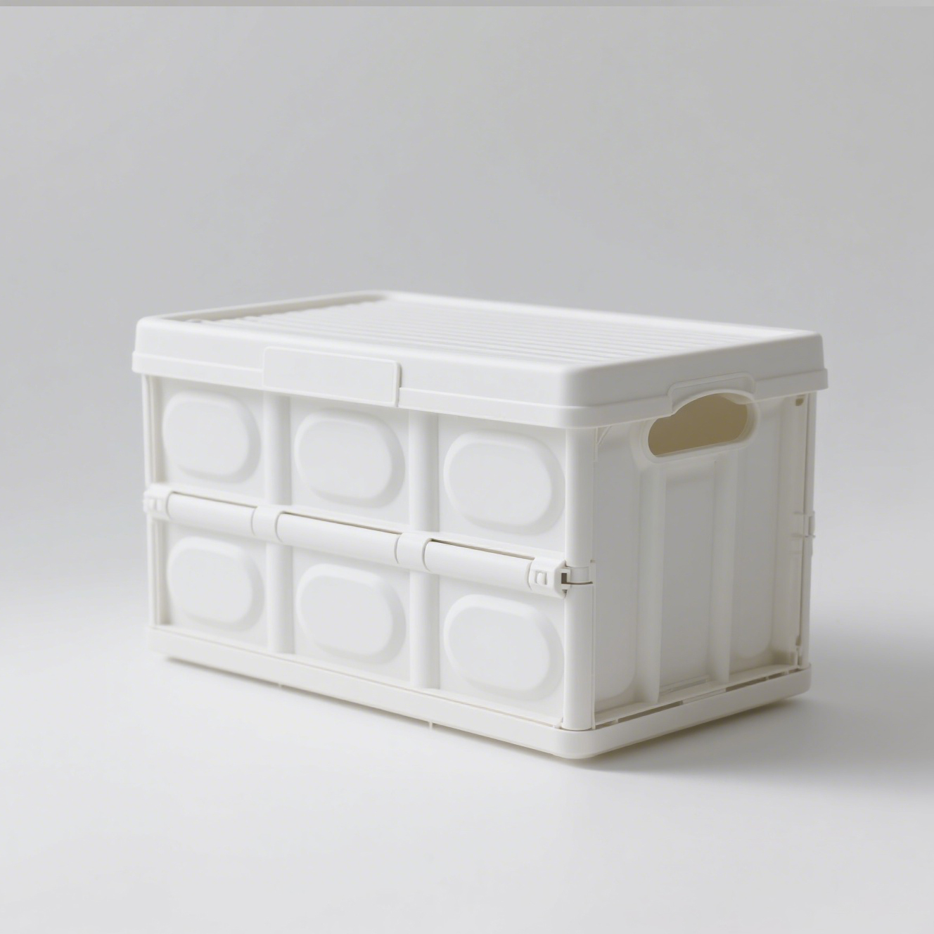 Cutie de depozitare din rășină PP ecologică (set de 3 piese)