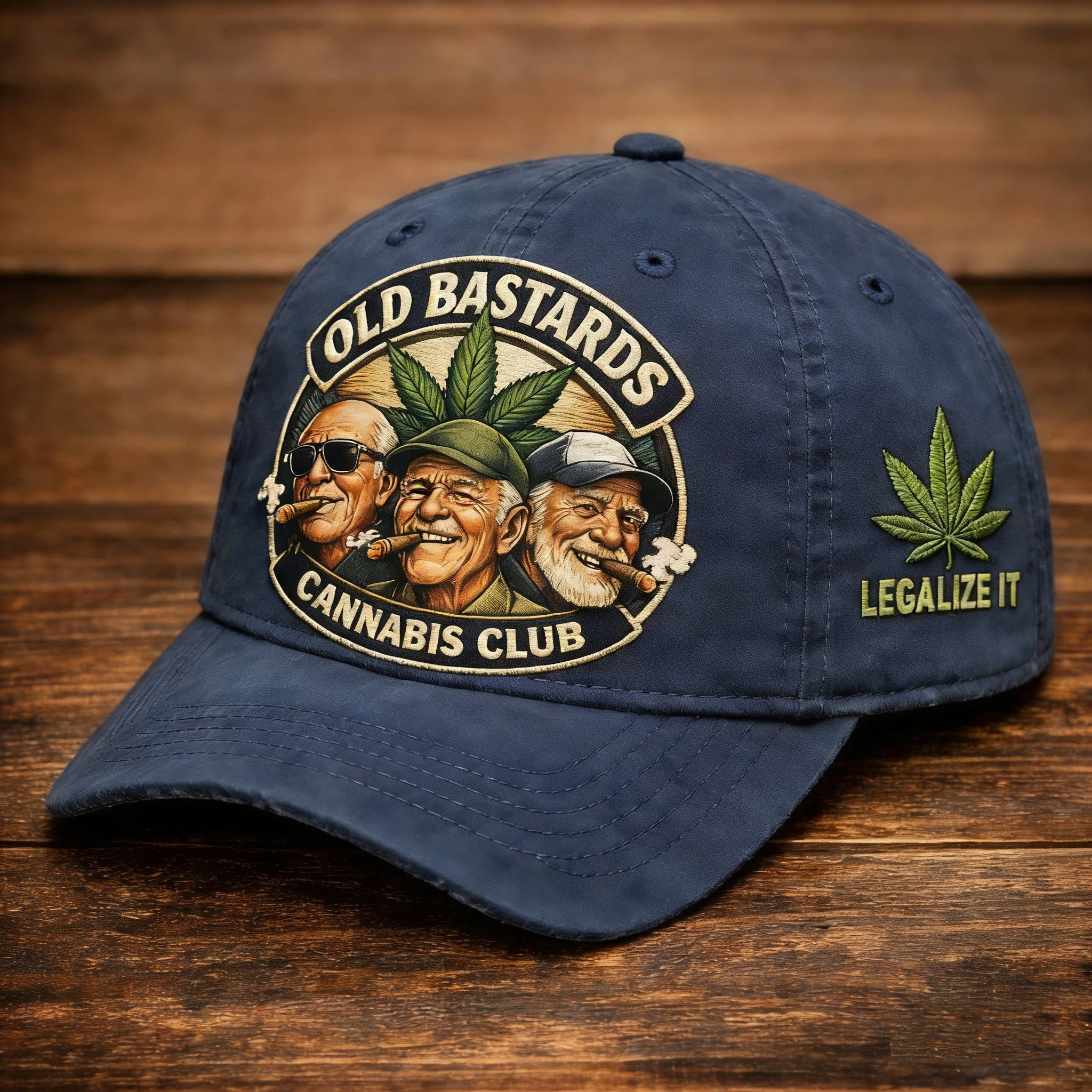 🏆Flash Sale 50% OFF - 🌿Old Bastards Cannabis Club Cap 😎