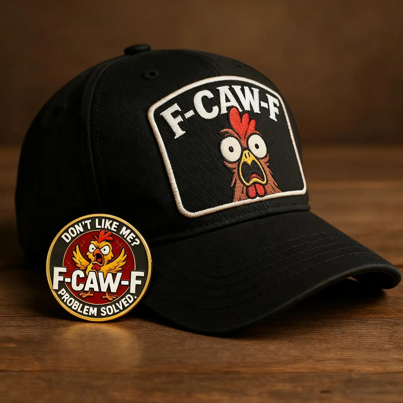 🎄Last Day Only $19.99🐔 F-CAW-F Funny Chicken Cap 🧢🎁Free Gifts