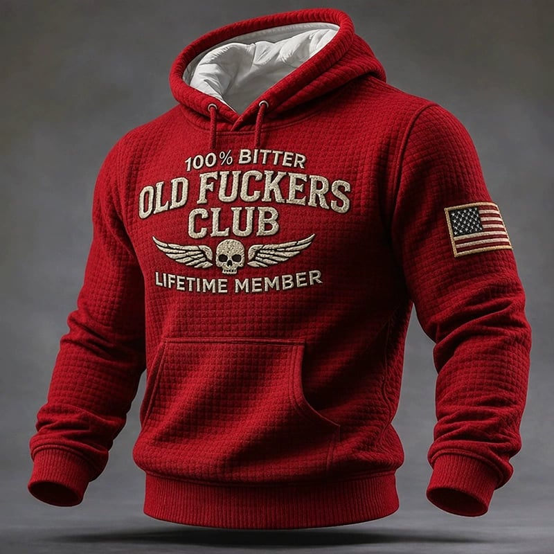🔥Hot Sale 49% OFF-Vintage Old Fuckers Club Casual Hoodie