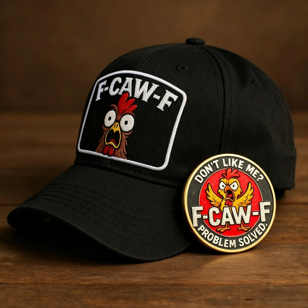 🎄Last Day Only $19.99🐔 F-CAW-F Funny Chicken Cap 🧢🎁Free Gifts