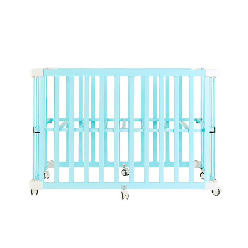 Portable alloy baby bed, widened and thickened, suitable for newborns and children, can be assembled into a small bed
