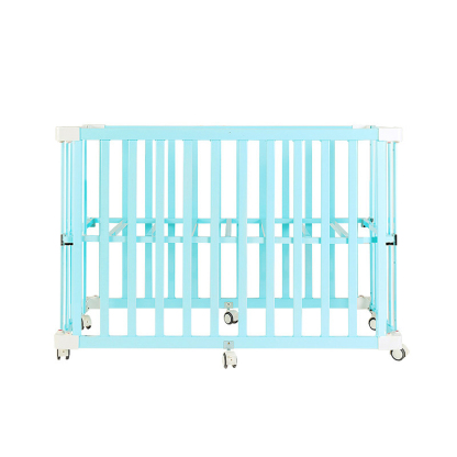 Portable alloy baby bed, widened and thickened, suitable for newborns and children, can be assembled into a small bed
