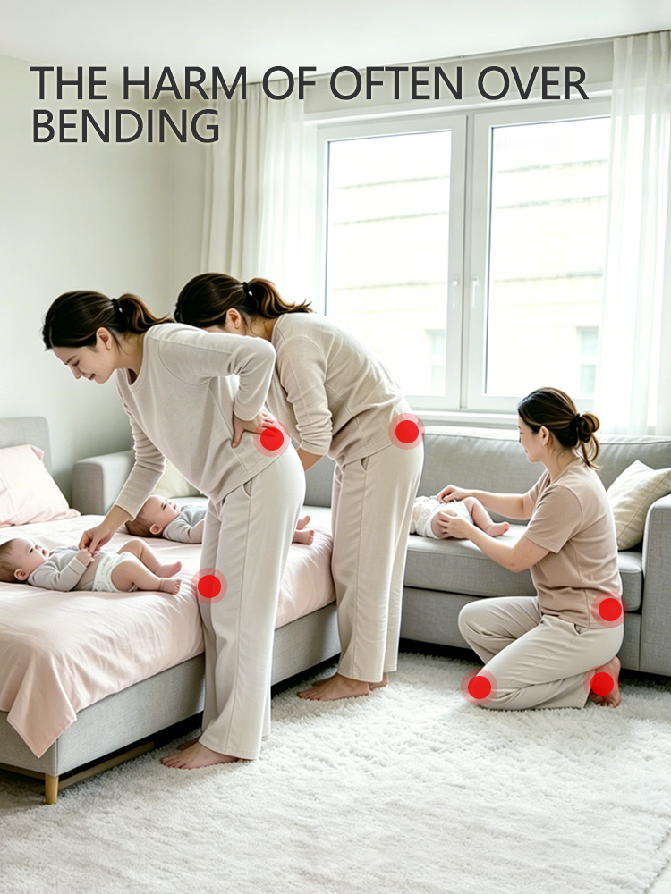 Baby diaper changing table, nursing table, touching table, newborn baby bathing table, diaper changing