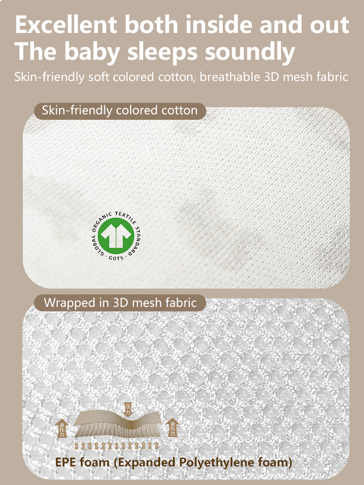 "Bed within a bed, bionic bed for newborns, portable baby bed for outdoor use, bassinet, baby soothing bed, portable, suitable for summer"
