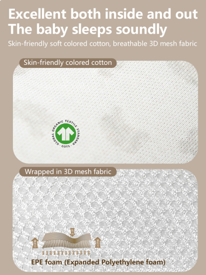 "Bed within a bed, bionic bed for newborns, portable baby bed for outdoor use, bassinet, baby soothing bed, portable, suitable for summer"