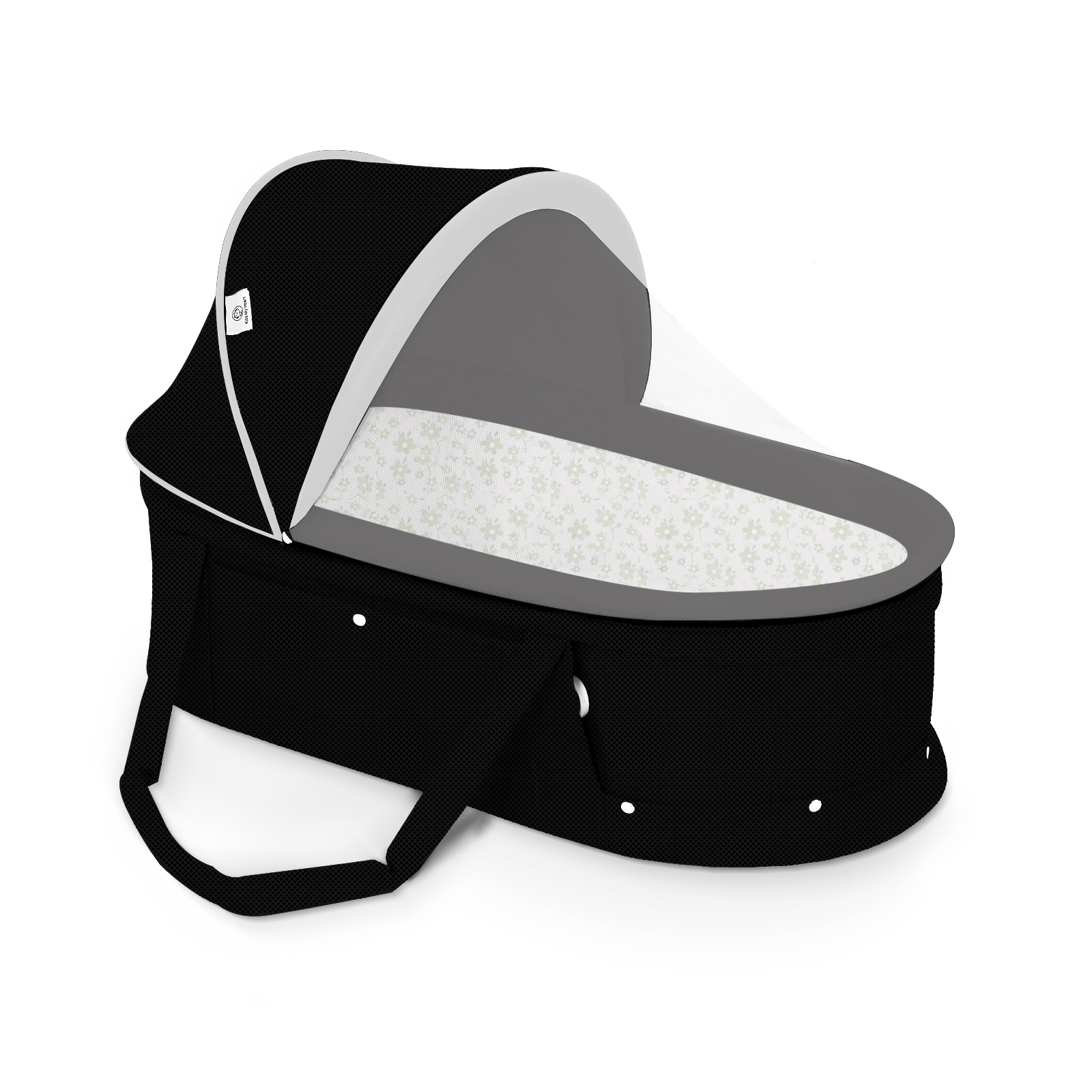 Holycat Travel Bassinet Portable Bassinet with 2 in 1 Canopy for Newborn
