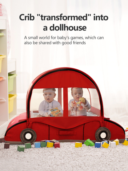 Baby bed, portable camping bed, cartoon bed, inner bed, sleeping pad, children's travel bed, removable and washable car bed