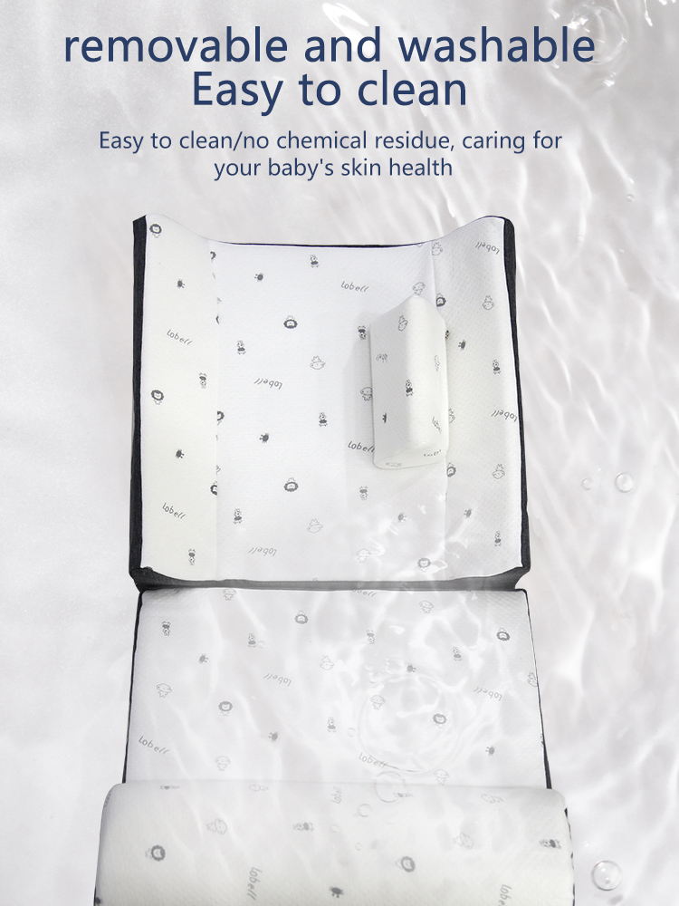 Baby anti-spillage inclined pad, infant anti-spillage side-sleeping and lying-feeding device, breastfeeding pillow, bed-in-bed, and spinal protection bed