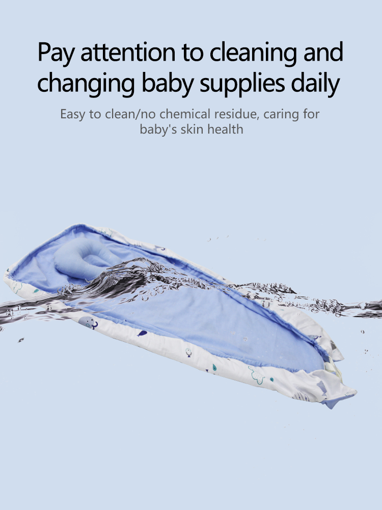 Portable baby washable bed, bionic bed, multi-functional newborn bed, foldable for outdoor use