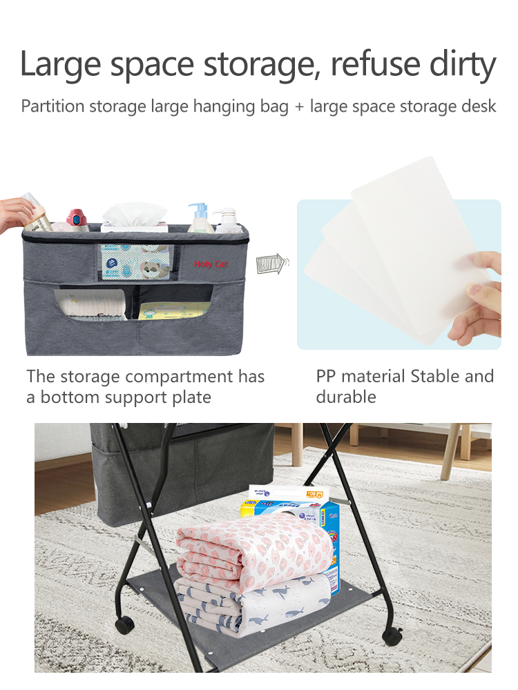 Baby diaper changing table, nursing table, touching table, newborn baby bathing table, diaper changing