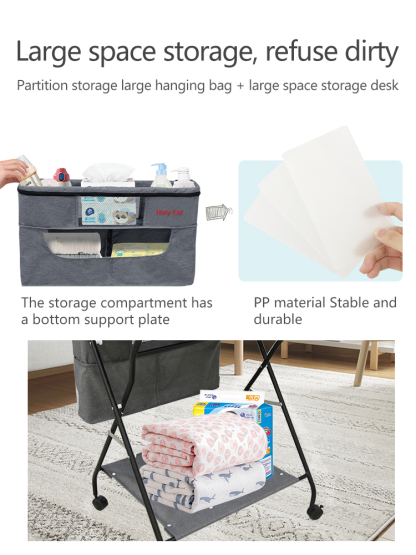 Baby diaper changing table, nursing table, touching table, newborn baby bathing table, diaper changing
