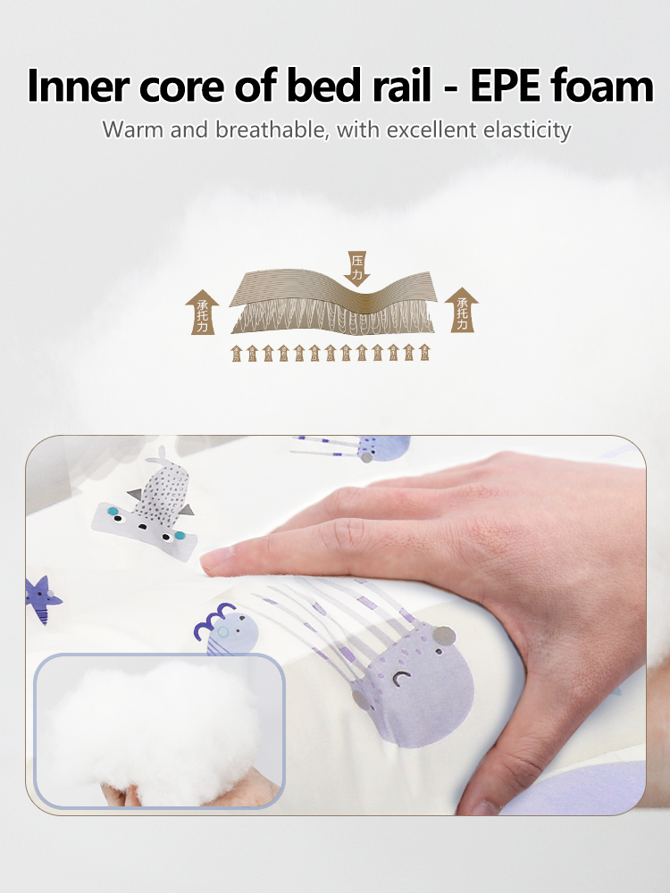 Portable baby washable bed, bionic bed, multi-functional newborn bed, foldable for outdoor use
