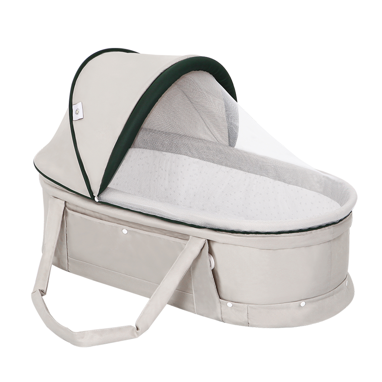 Holycat Travel Bassinet Portable Bassinet with 2 in 1 Canopy for Newborn