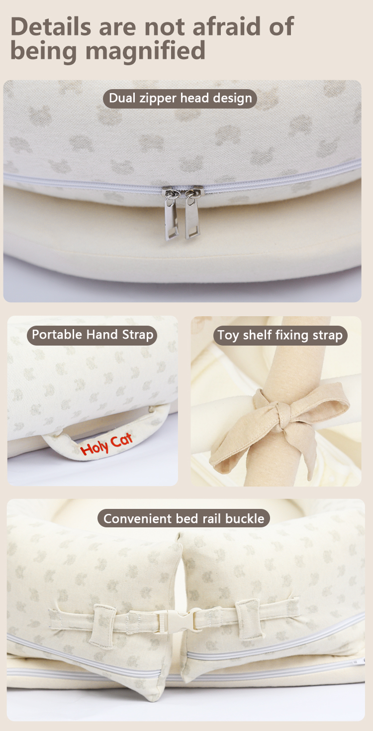 "Bed within a bed, bionic bed for newborns, portable baby bed for outdoor use, bassinet, baby soothing bed, portable, suitable for summer"