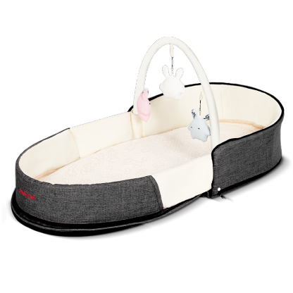"Crib bed with anti-pressure, portable backpack, multi-functional folding, ideal for newborns to sleep, bed in bed, summer"