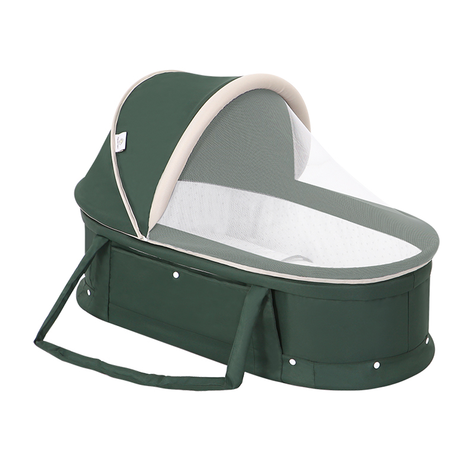 Holycat Travel Bassinet Portable Bassinet with 2 in 1 Canopy for Newborn