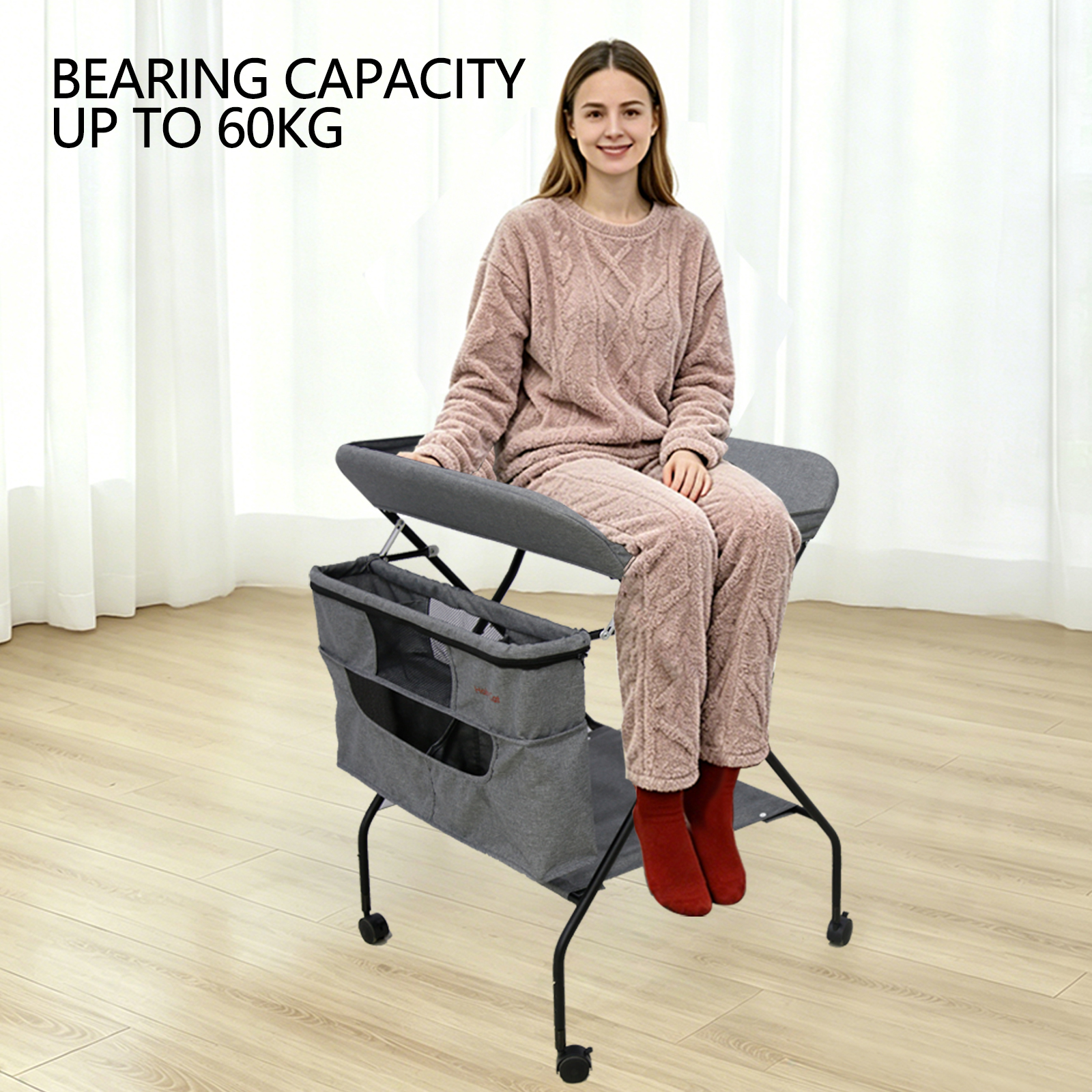 Baby diaper changing table, nursing table, touching table, newborn baby bathing table, diaper changing