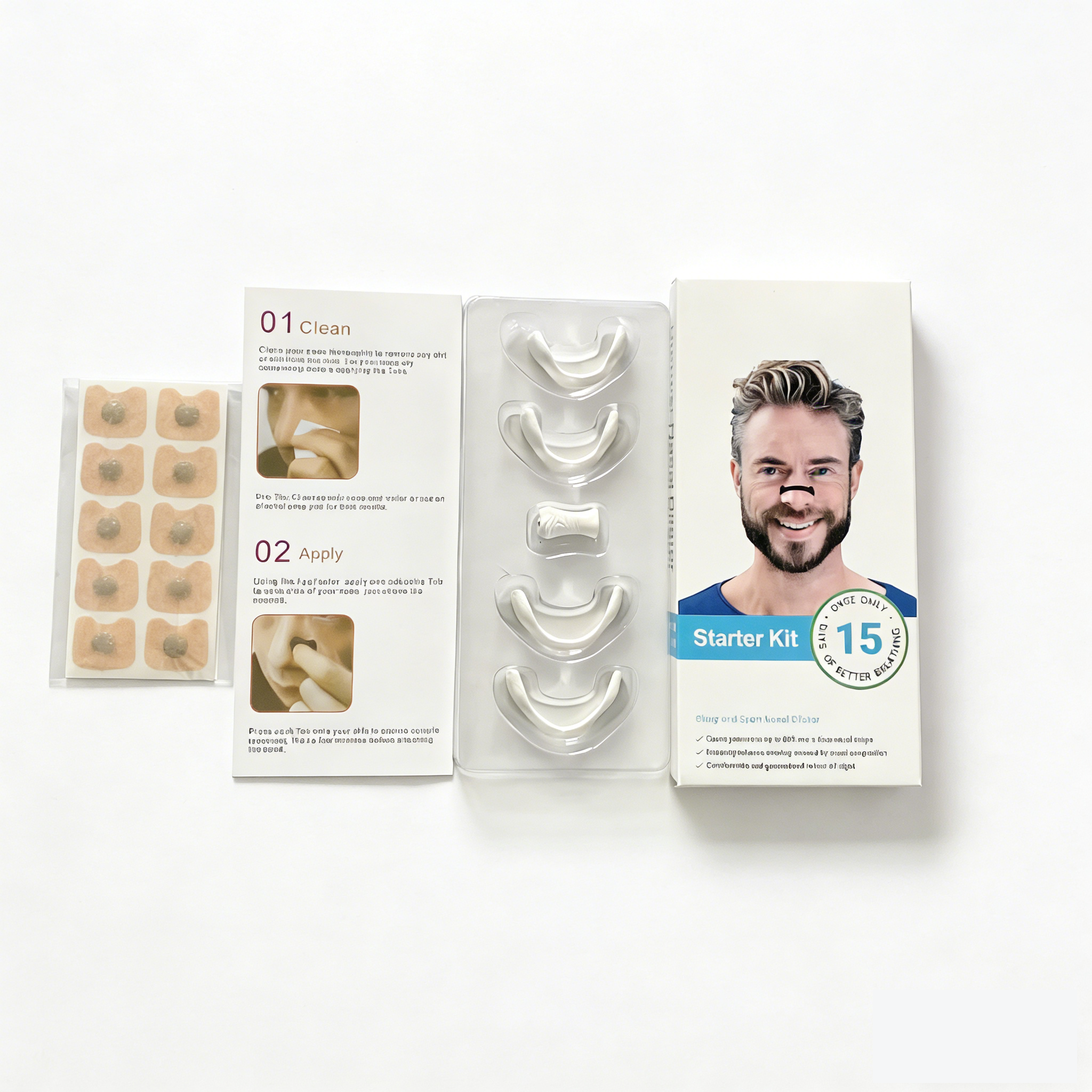 Snore Stopper Magnetic Nose Vents Breathing Expander Anti Snoring Tool Improve Sleep Quality Snore Relief Device for Men Women