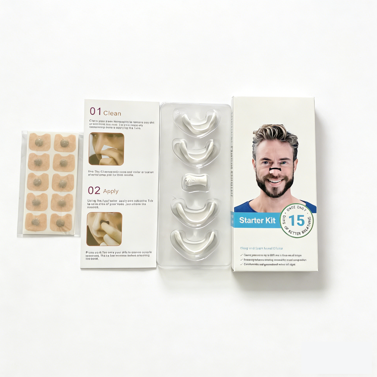 Snore Stopper Magnetic Nose Vents Breathing Expander Anti Snoring Tool Improve Sleep Quality Snore Relief Device for Men Women