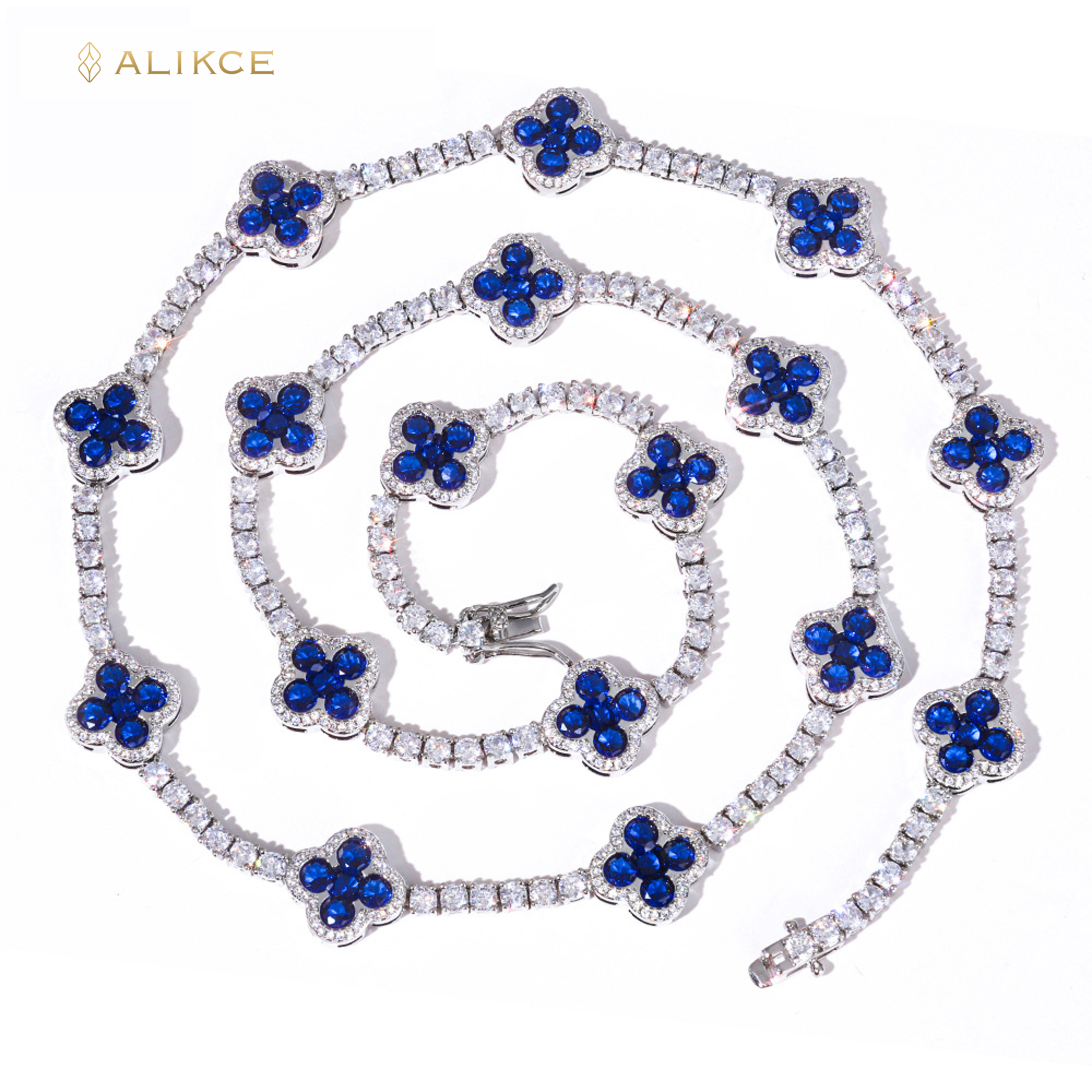 Clover & Sapphire Necklace