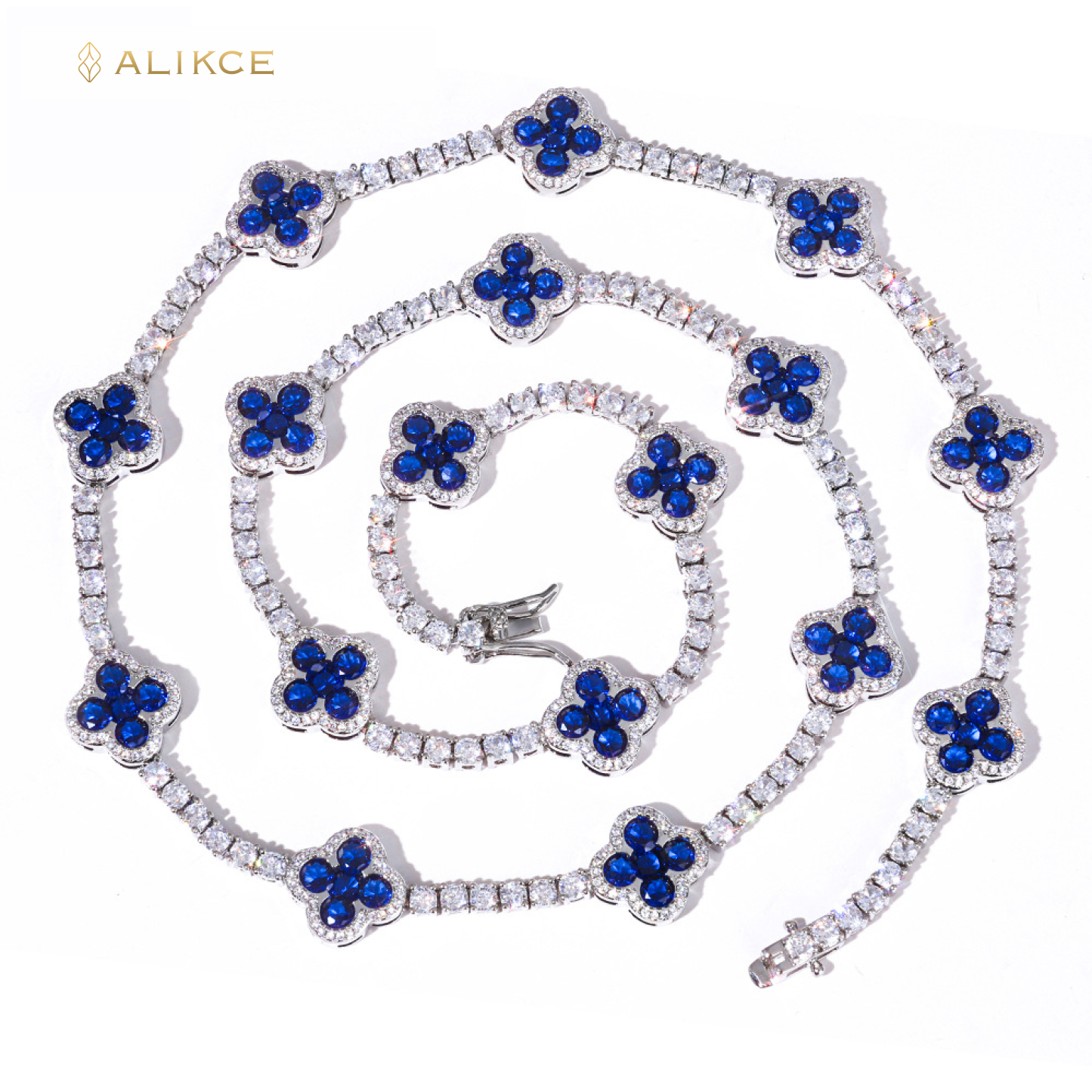 Clover & Sapphire Necklace