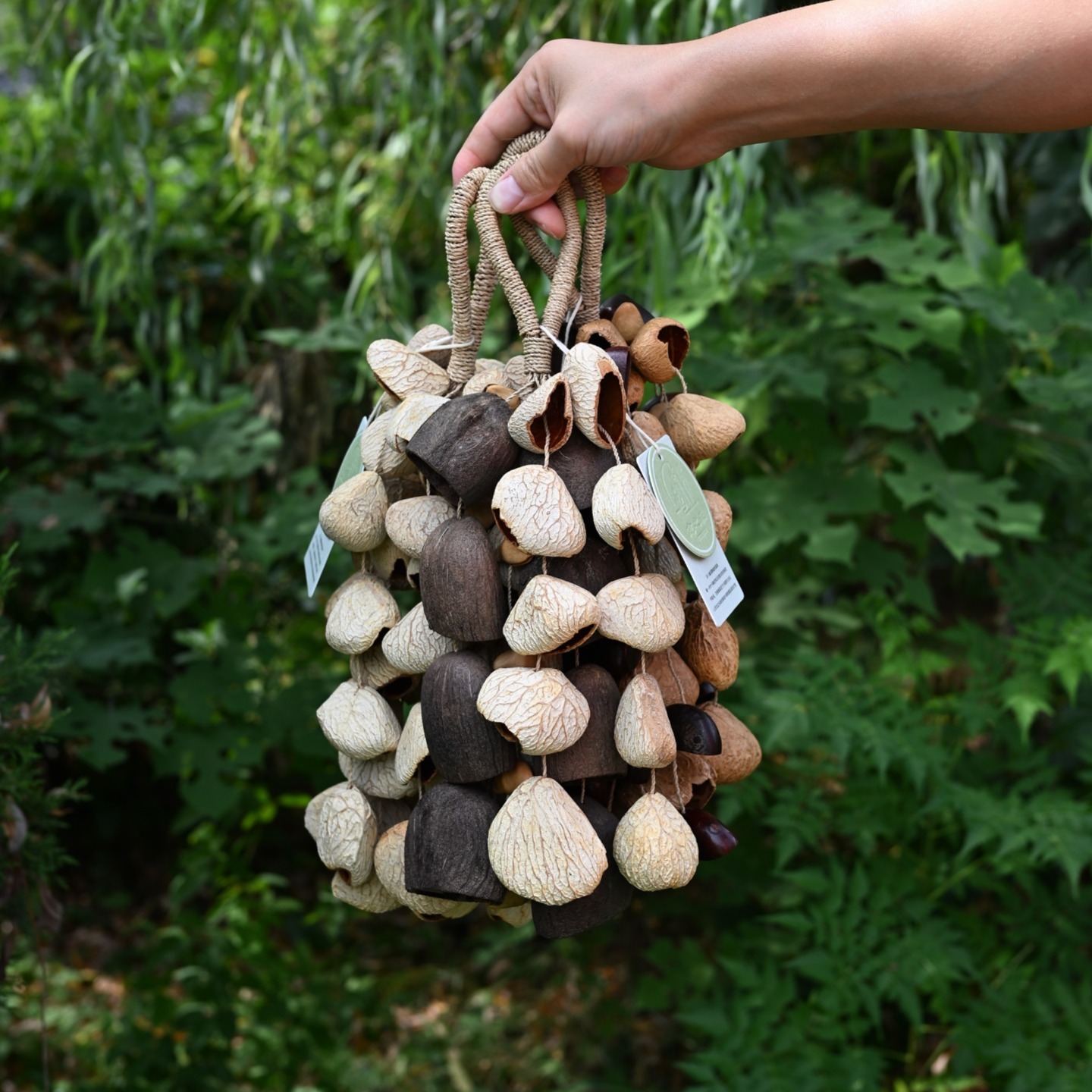 Natural Fruit Shell Wind Handbell