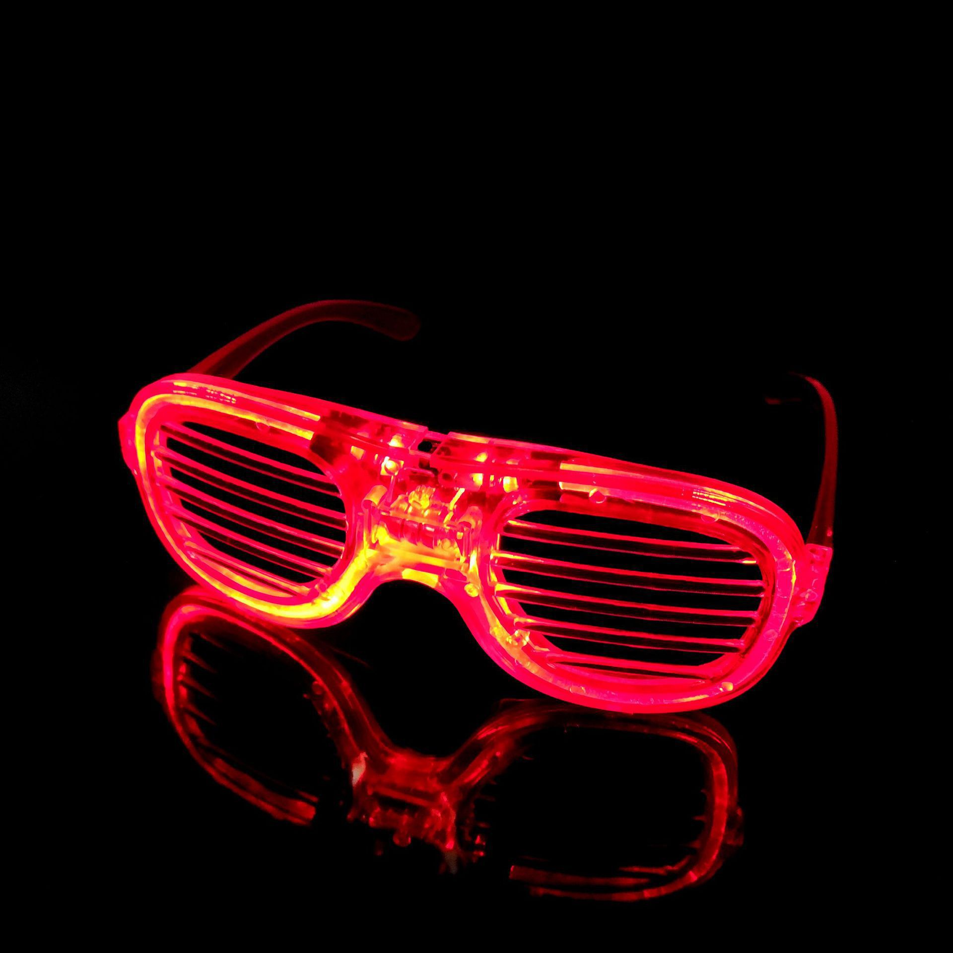 Blinds Light-Up Glasses LED Cold Light Creative Glasses Bar Party Atmosphere Props Children's Toys