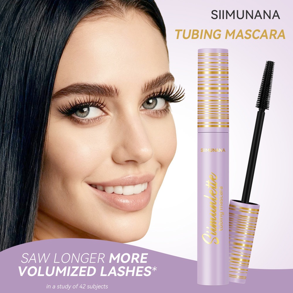 Long Lasting Waterproof Mascara, Sweatproof, No Curling, Non Smudge