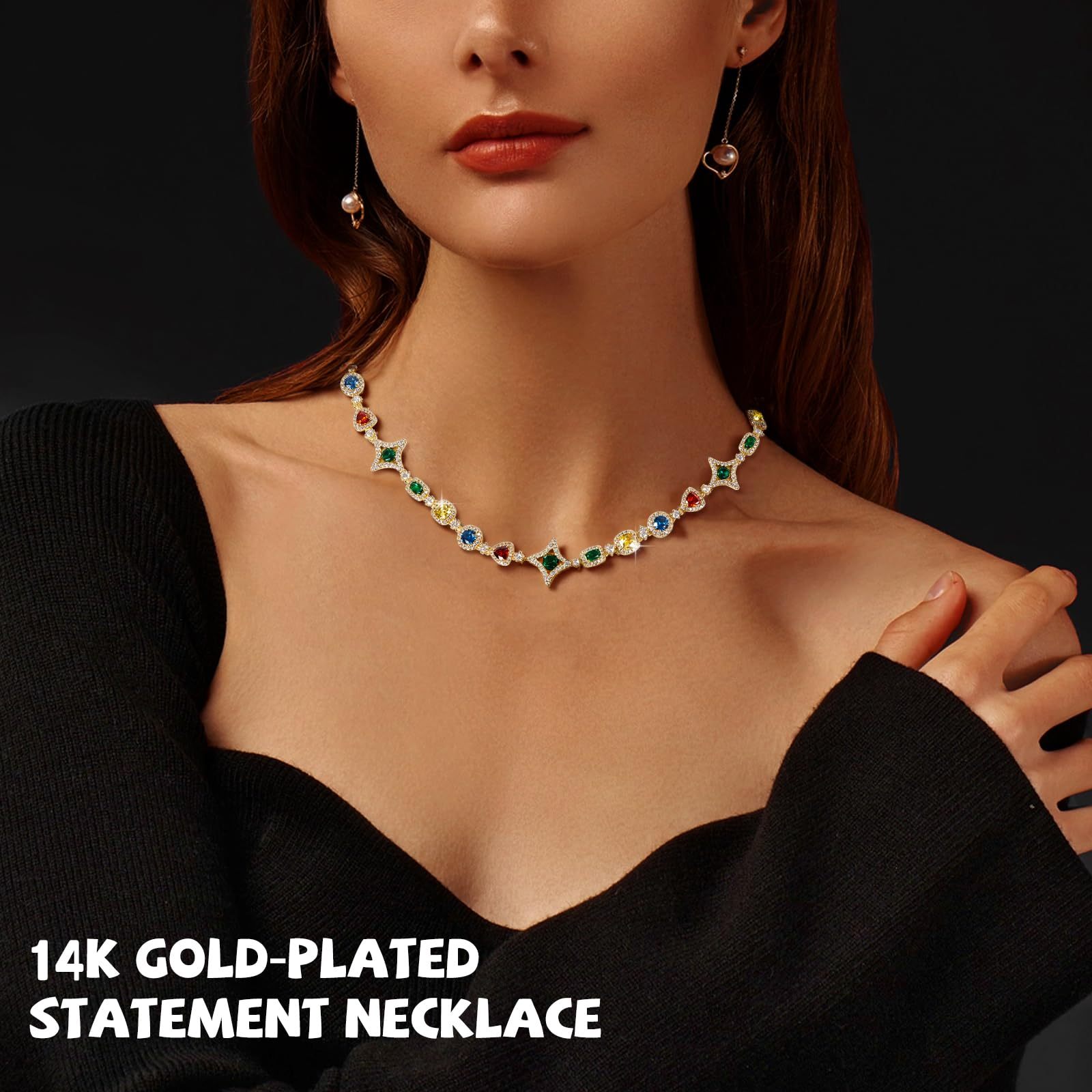 precious stone necklace