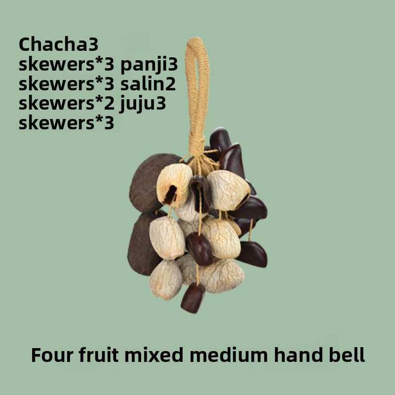 Natural Fruit Shell Wind Handbell